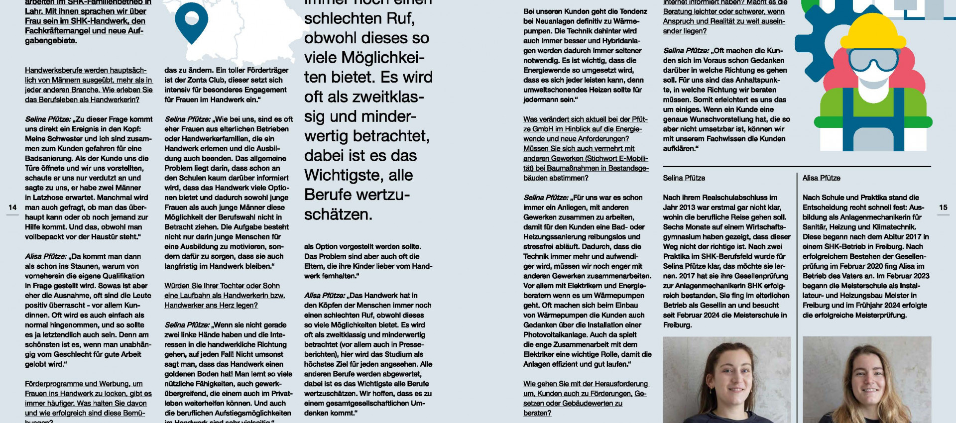 Frauenpower im SHK-Handwerk